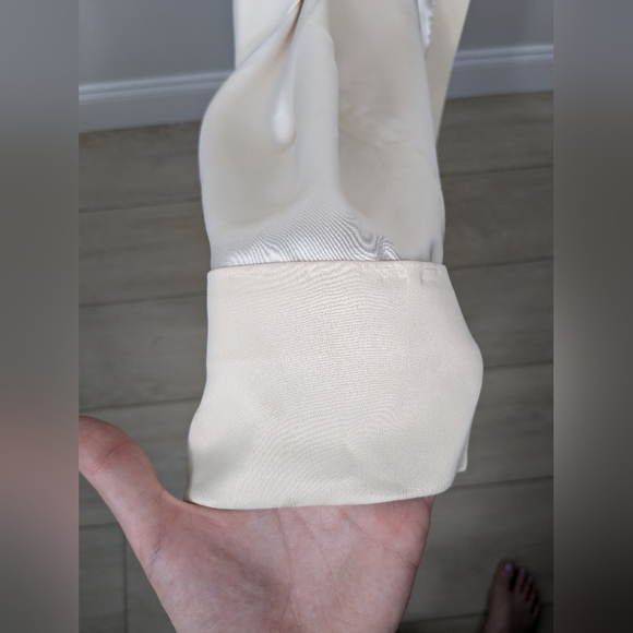 Grace MMXIII Brian Maxi Dress Ecru White Bridal Wedding Formal Lace Size 0 FLAW - Picture 14 of 16